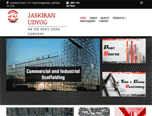 Tablet Screenshot of jaskiranudyog.com